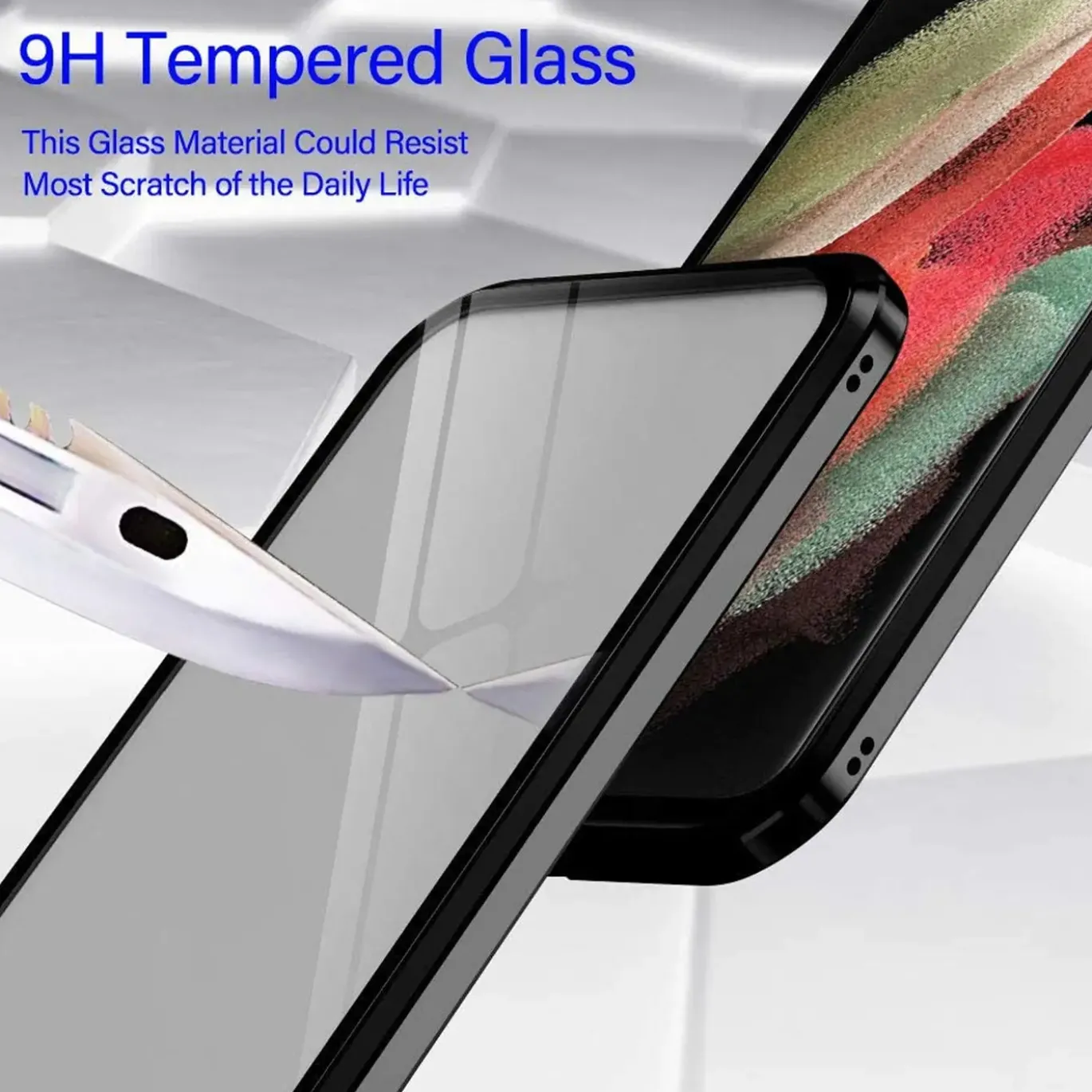 Samsung Galaxy S21 Ultra - 360° Glas Hülle mit Rundumschutz
