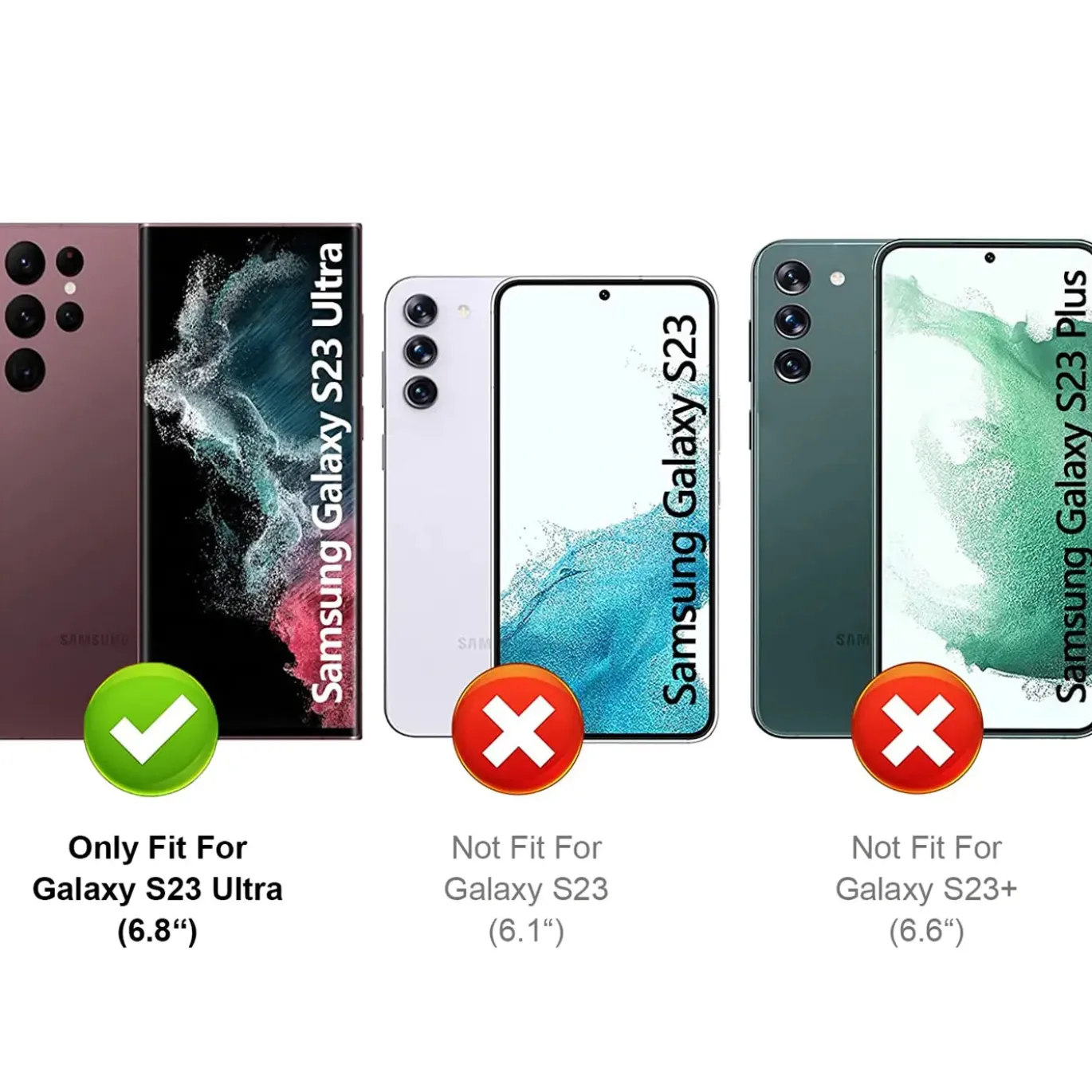 Samsung Galaxy S23 Ultra - 360° Glas Hülle mit Rundumschutz