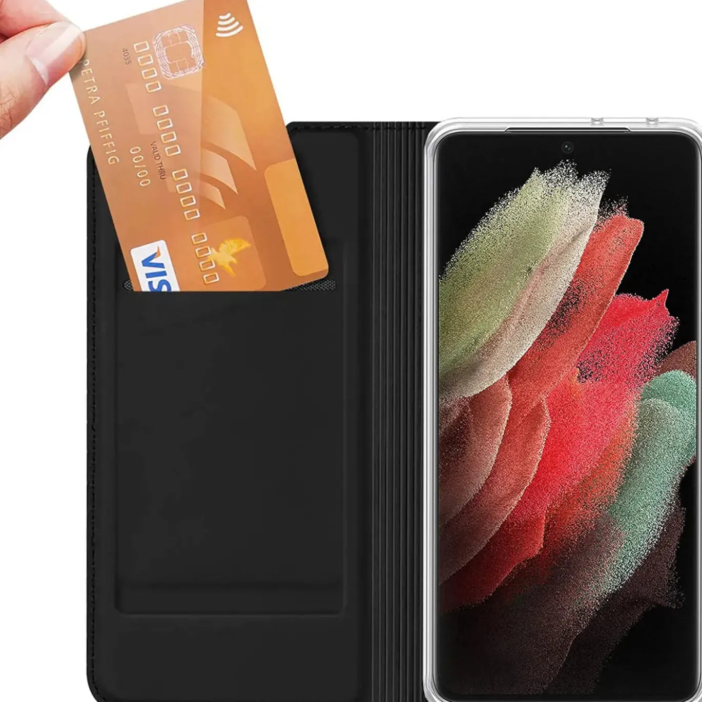Samsung Galaxy S21 Ultra - Booklet Case mit Magnetverschluss