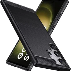 Samsung Galaxy S23 Ultra - Carbon Case Hülle, stoßfest