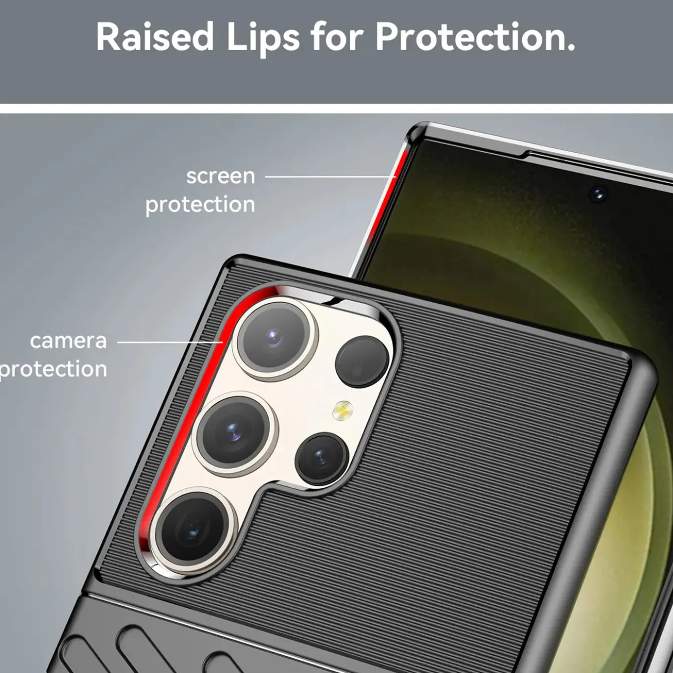 Samsung Galaxy S23 Ultra - Elegante Hülle stoßfest & stylisch