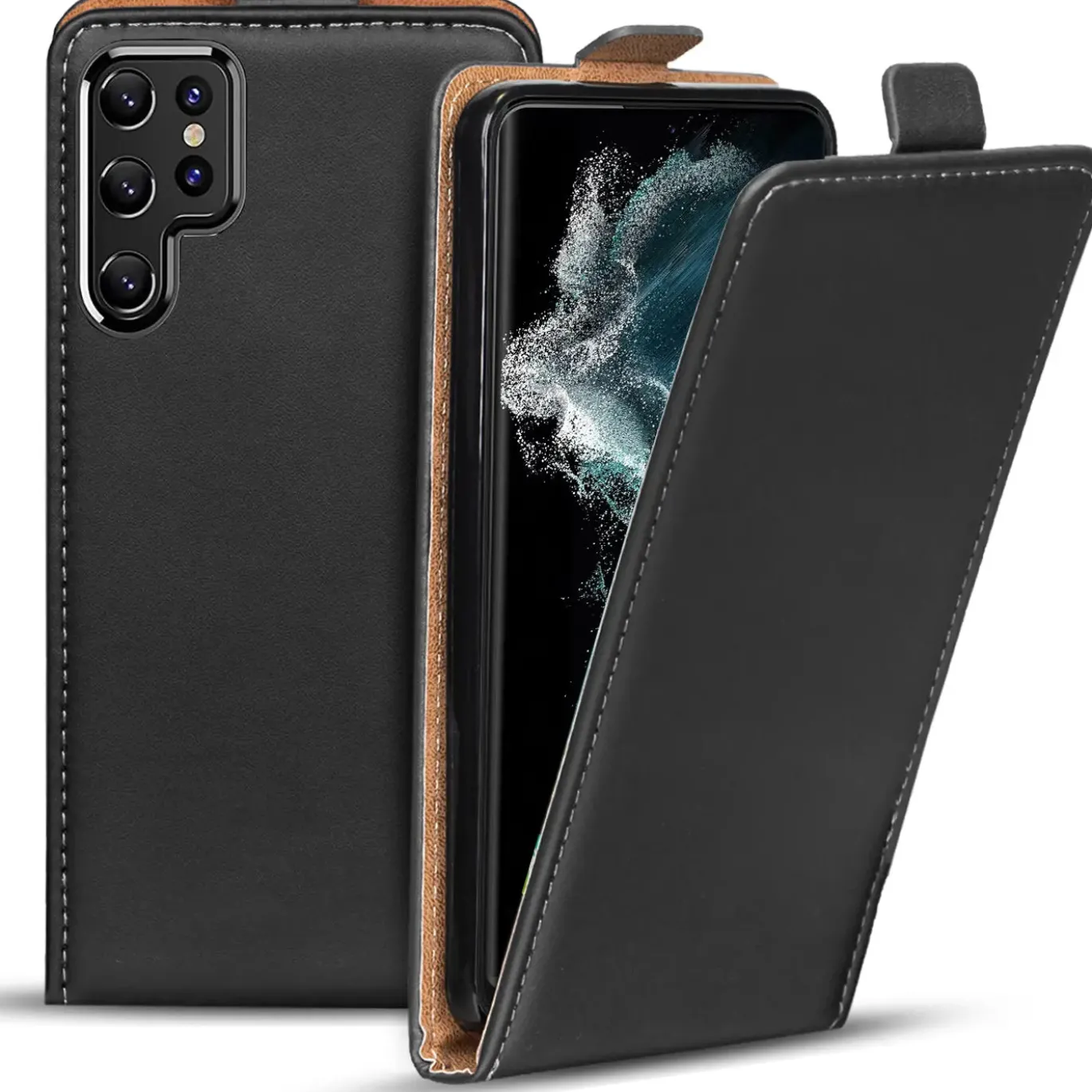 Samsung Galaxy S22 Ultra - Flip Hülle, horizontal klappbar