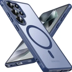 Samsung Galaxy S24 Ultra - Farbige MagSafe Hülle mit Kameraschutz