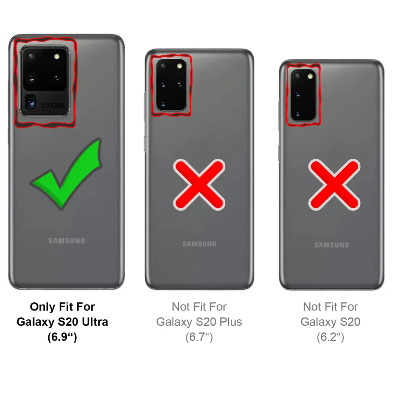 Samsung Galaxy S20 Ultra - Fullscreen TPU Panzerglas, 2 Stück