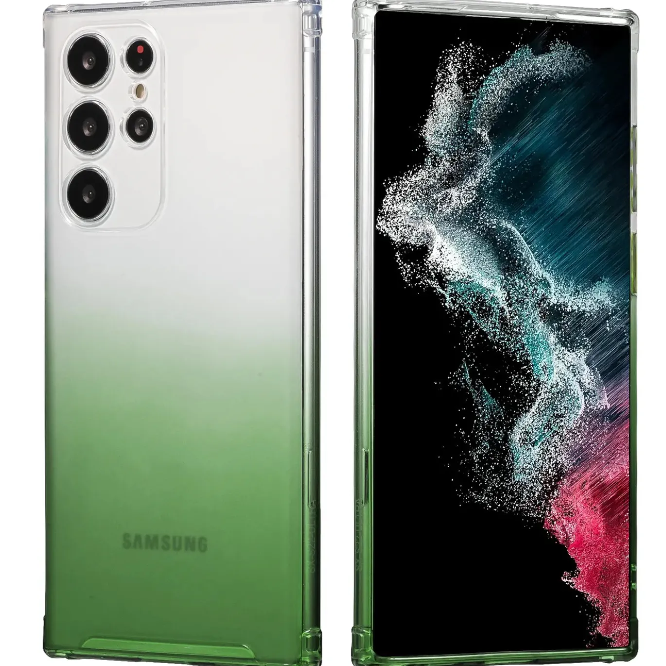 Samsung Galaxy S21 Ultra - Farbverlauf Hülle ultra dünn