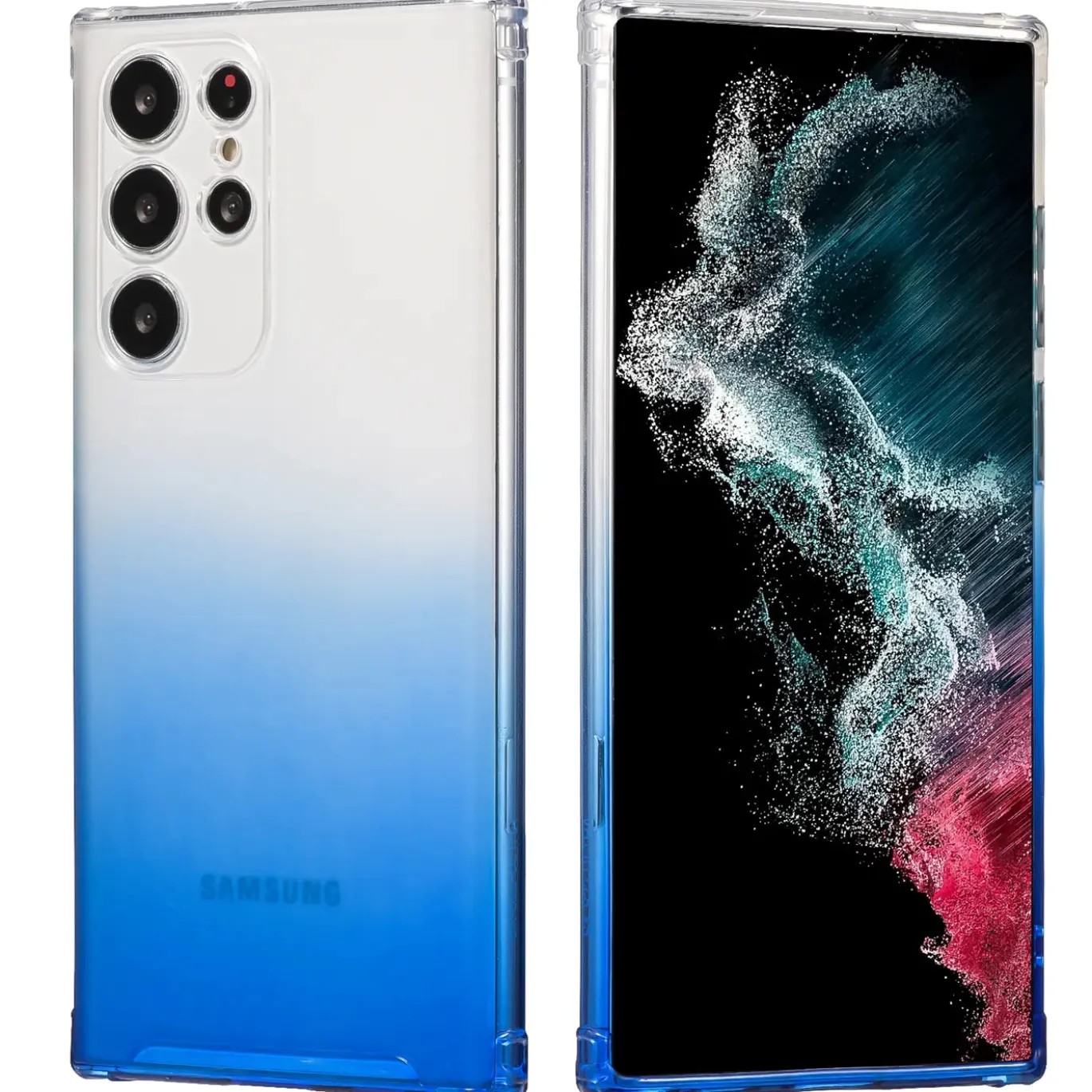 Samsung Galaxy S21 Ultra - Farbverlauf Hülle ultra dünn