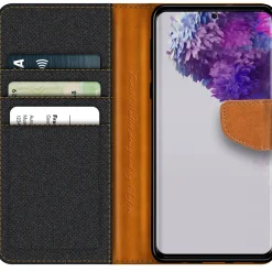 Samsung Galaxy S20 Ultra - Jeanslook Klapphülle mit Kartenfach
