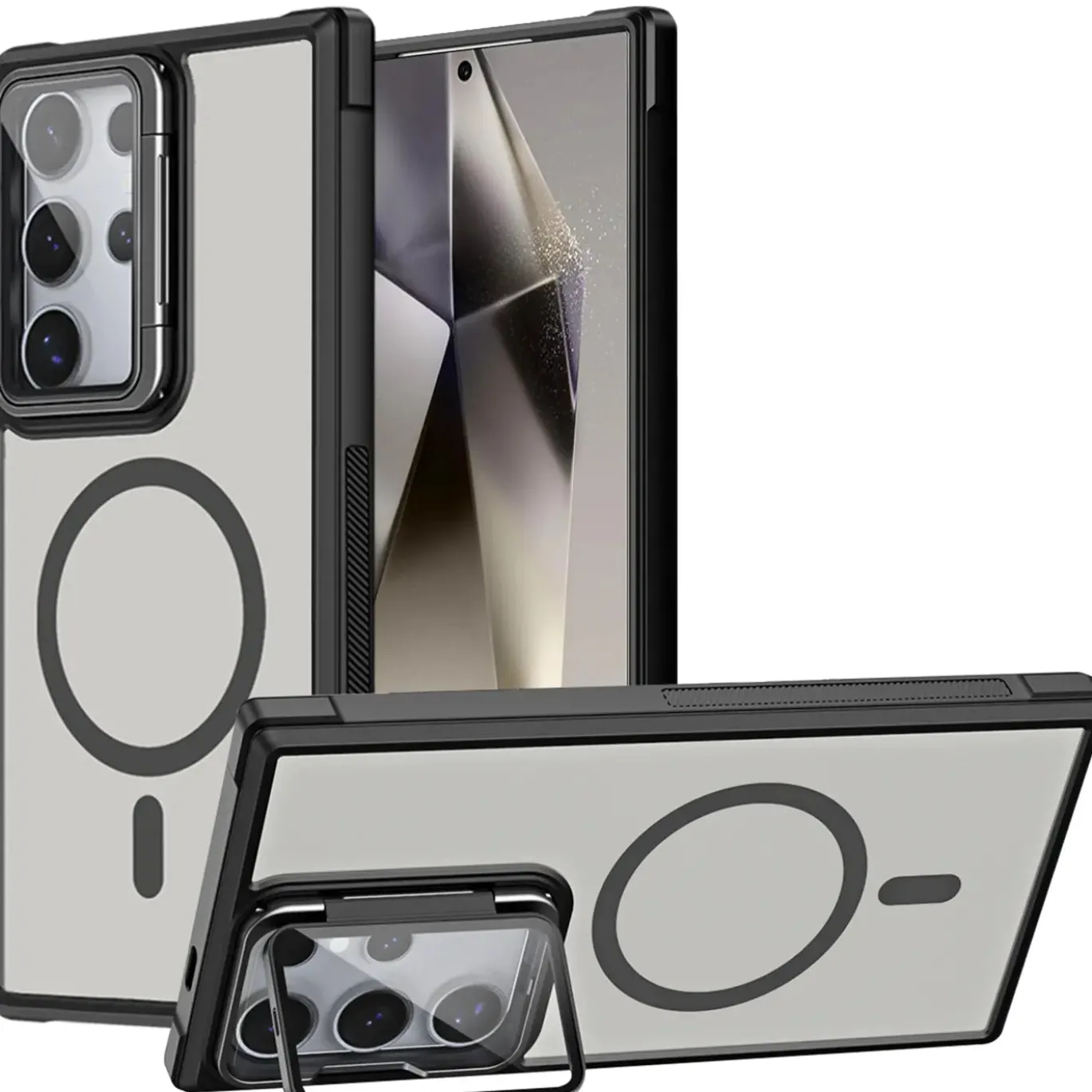 Samsung Galaxy S24 Ultra - MagSafe Hülle mit Glas & Schutzfunktion
