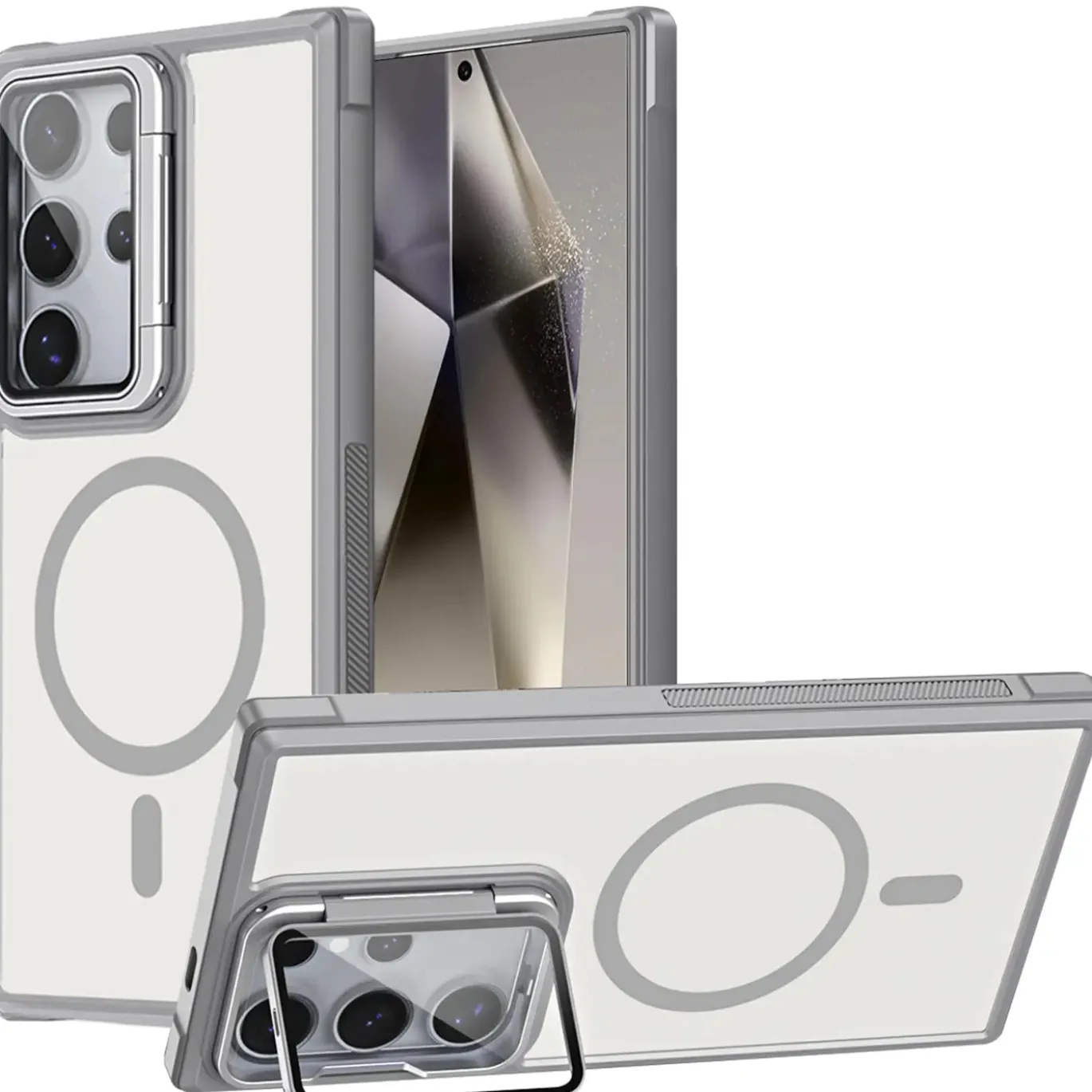 Samsung Galaxy S24 Ultra - MagSafe Hülle mit Glas & Schutzfunktion