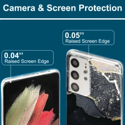 Samsung Galaxy S21 Ultra - Marmor & Sand Design Hülle