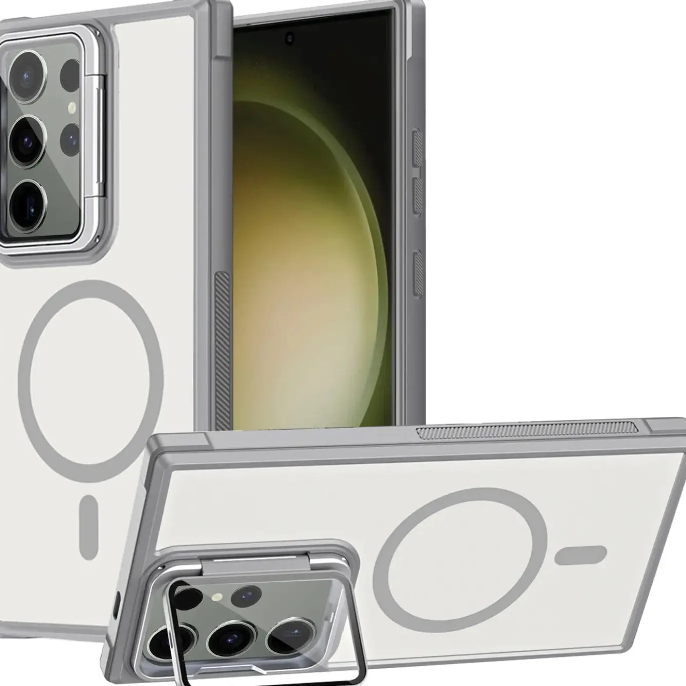 Samsung Galaxy S23 Ultra - MagSafe Hülle mit Glas & Schutzfunktion