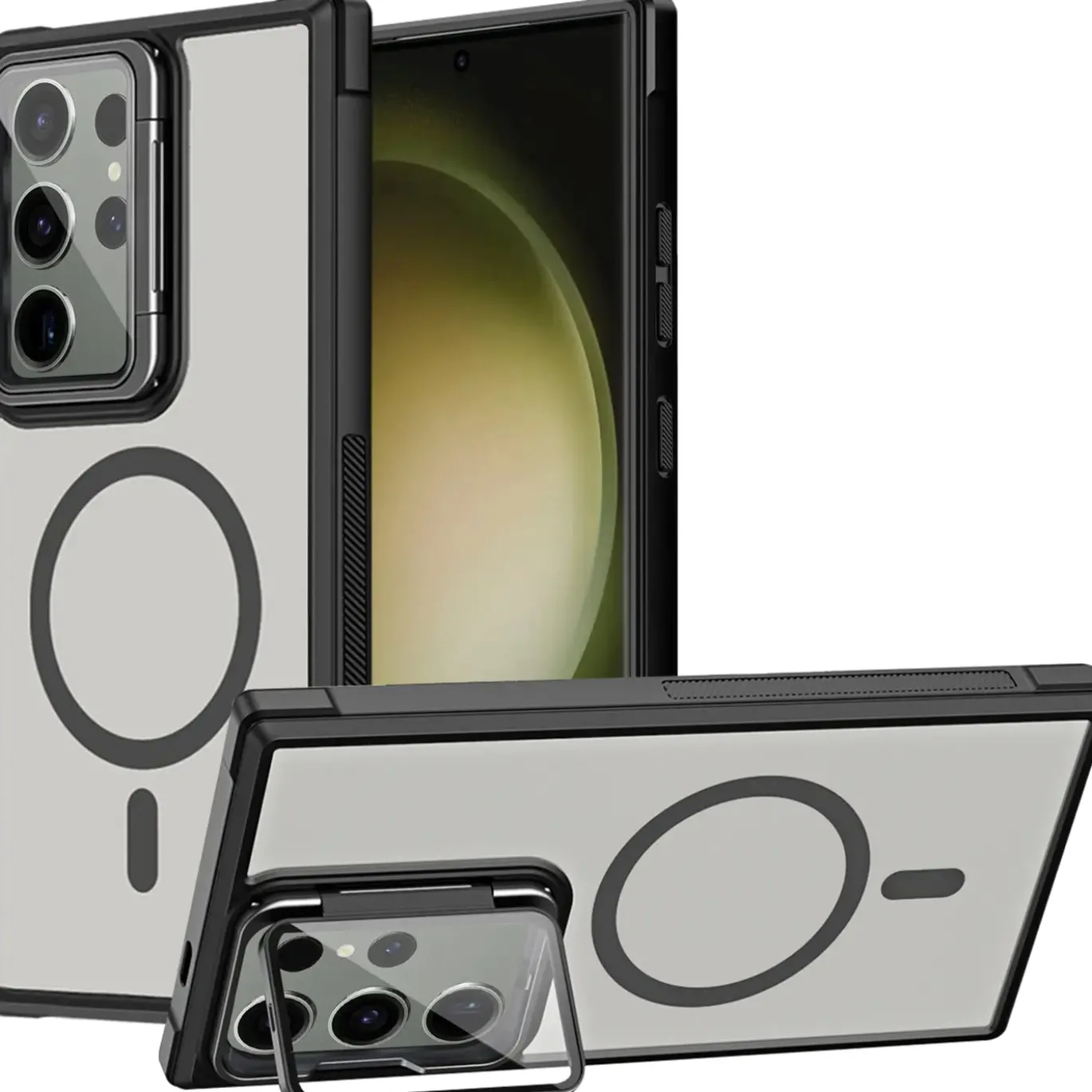 Samsung Galaxy S23 Ultra - MagSafe Hülle mit Glas & Schutzfunktion