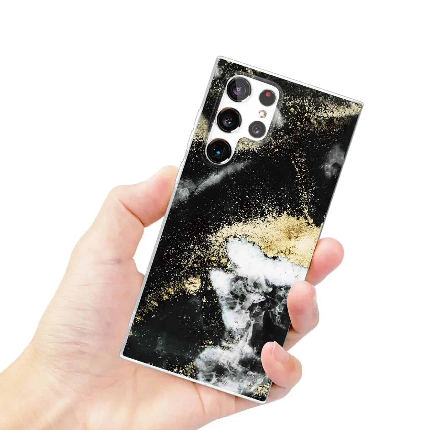 Samsung Galaxy S22 Ultra - Marmor & Sand Design Hülle