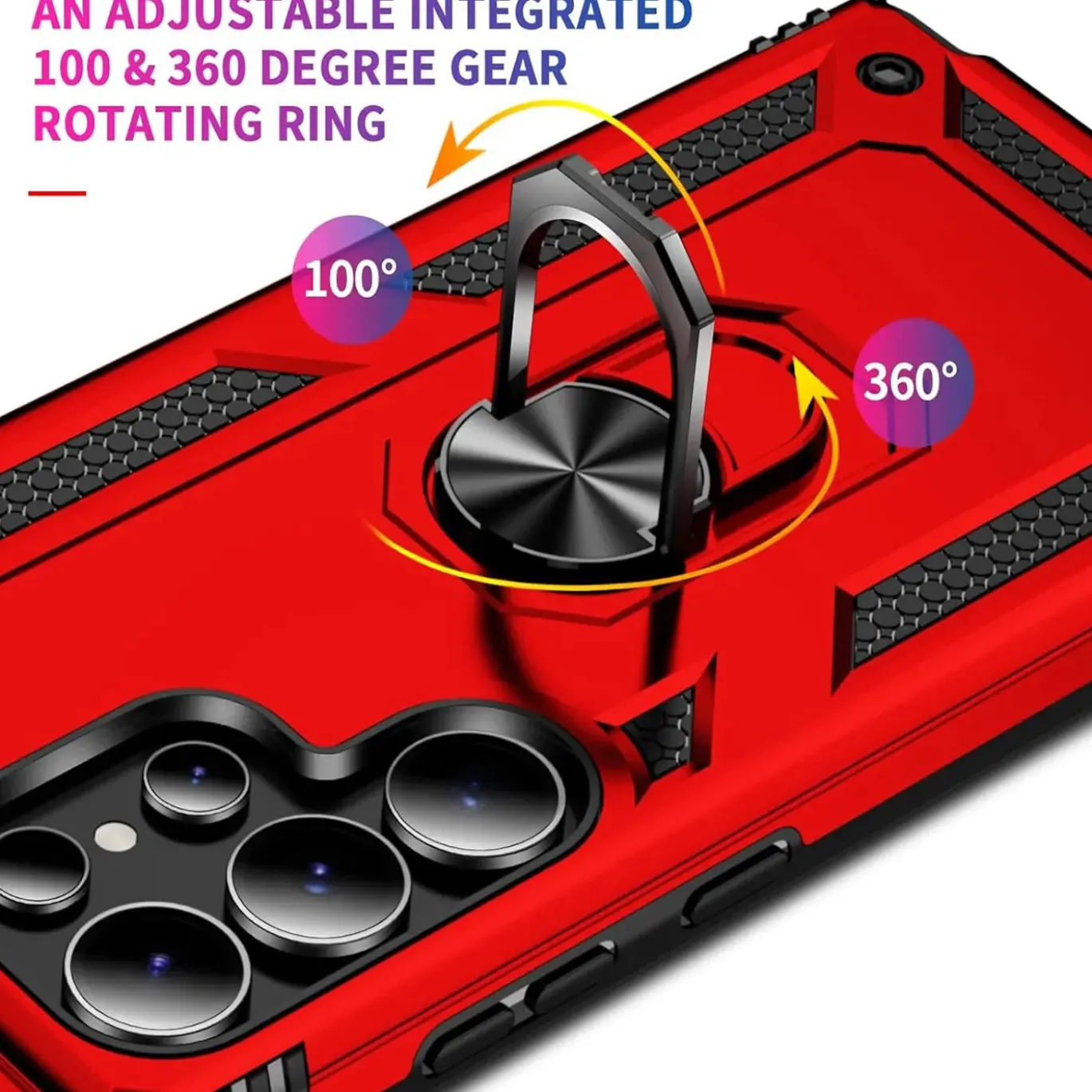 Samsung Galaxy S25 Ultra - Outdoor Hardcase mit Ringhalter
