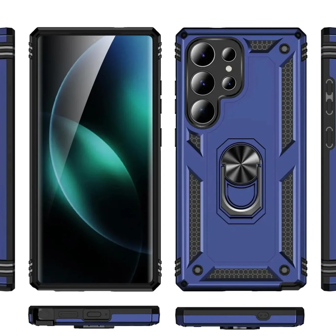 Samsung Galaxy S25 Ultra - Outdoor Hardcase mit Ringhalter