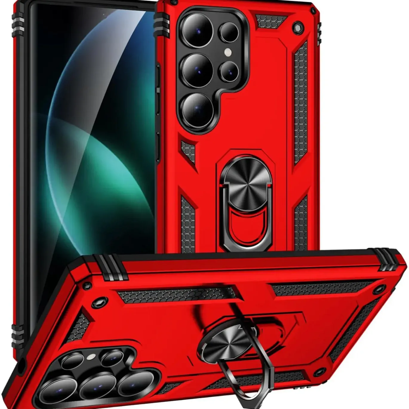 Samsung Galaxy S25 Ultra - Outdoor Hardcase mit Ringhalter