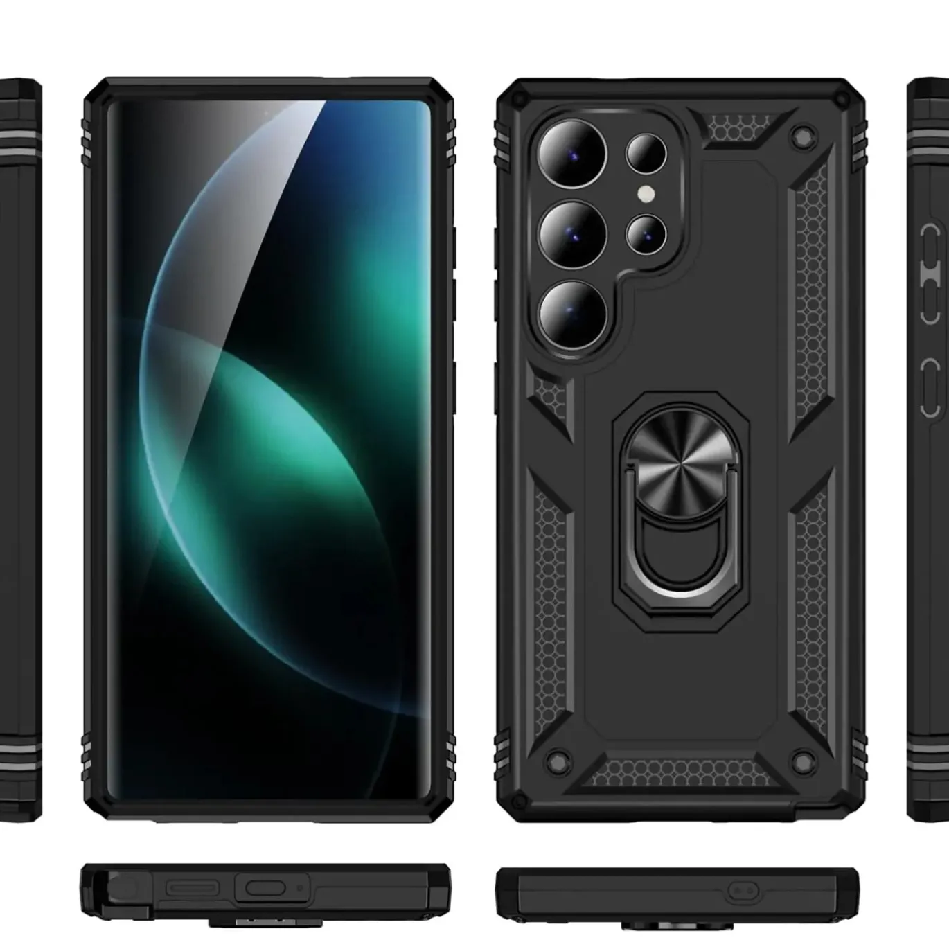 Samsung Galaxy S25 Ultra - Outdoor Hardcase mit Ringhalter