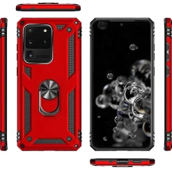 Samsung Galaxy S20 Ultra - Outdoor Hardcase mit Ringhalter