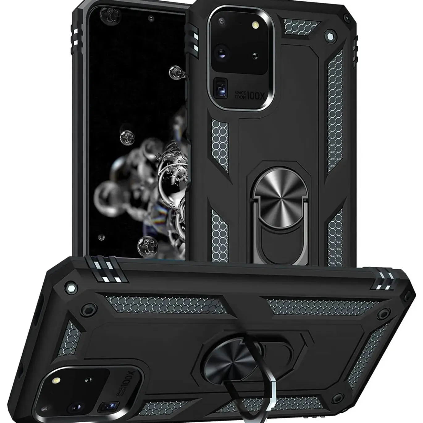Samsung Galaxy S20 Ultra - Outdoor Hardcase mit Ringhalter