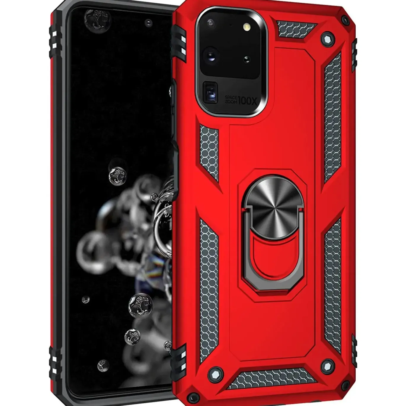 Samsung Galaxy S20 Ultra - Outdoor Hardcase mit Ringhalter