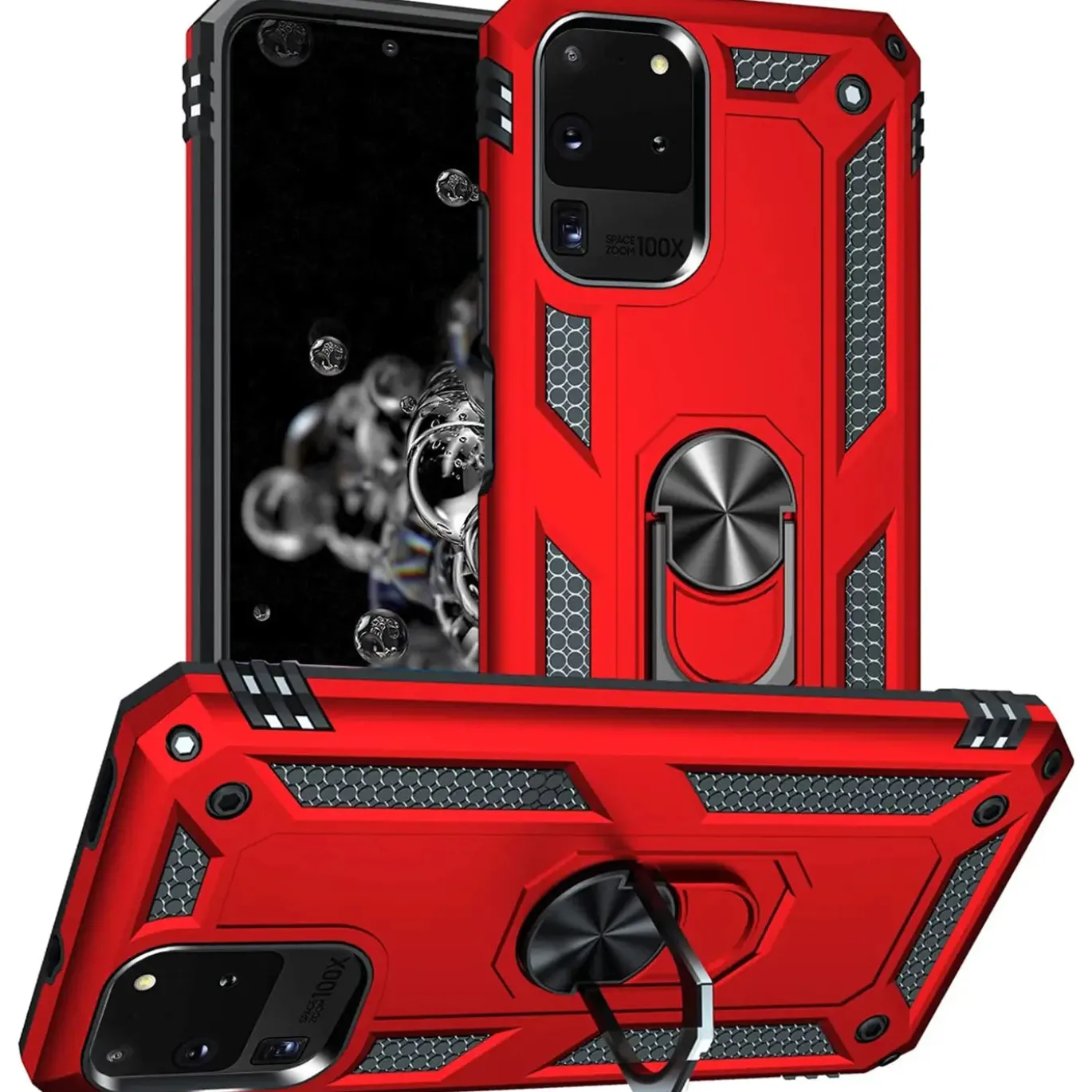 Samsung Galaxy S20 Ultra - Outdoor Hardcase mit Ringhalter