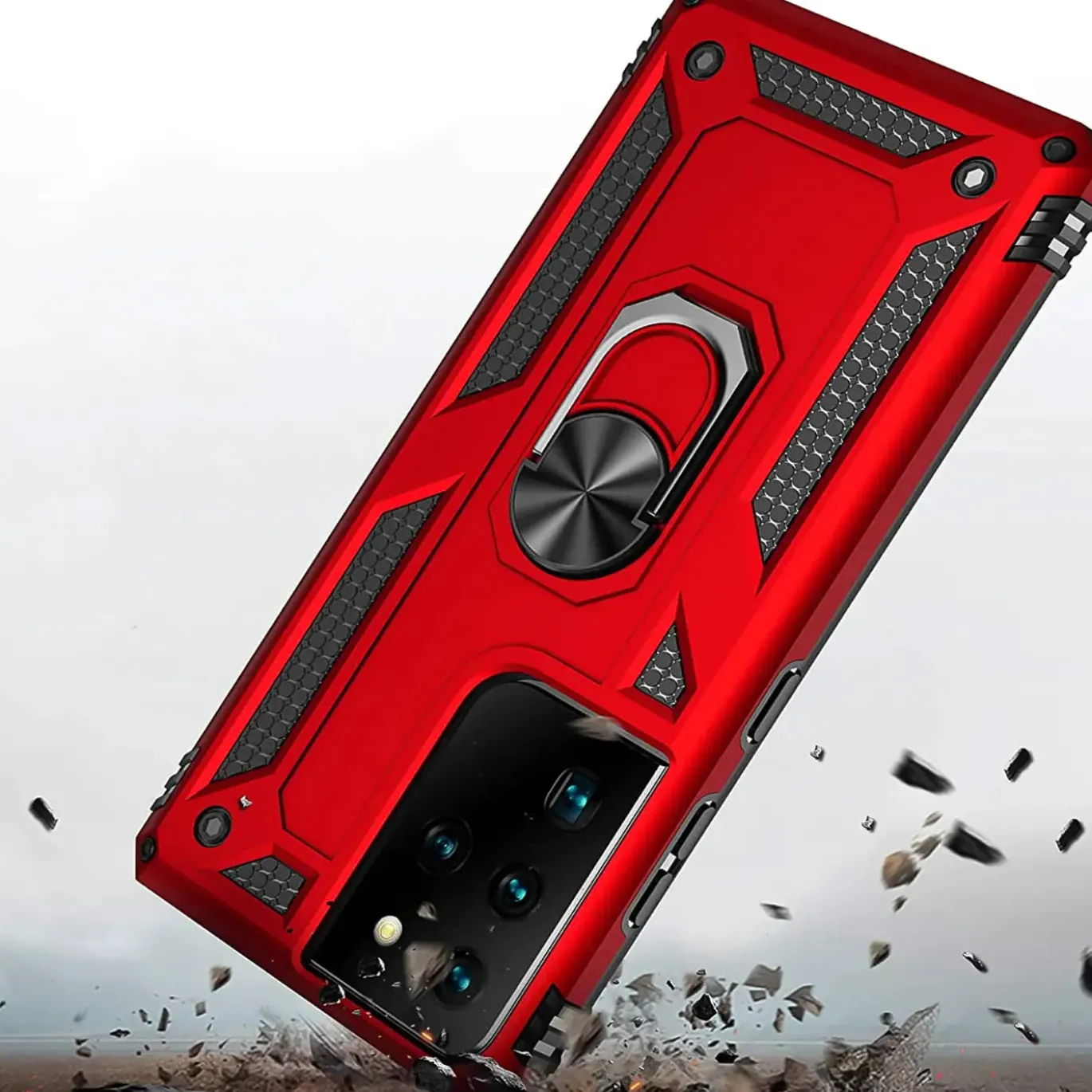Samsung Galaxy S20 Ultra - Outdoor Hardcase mit Ringhalter