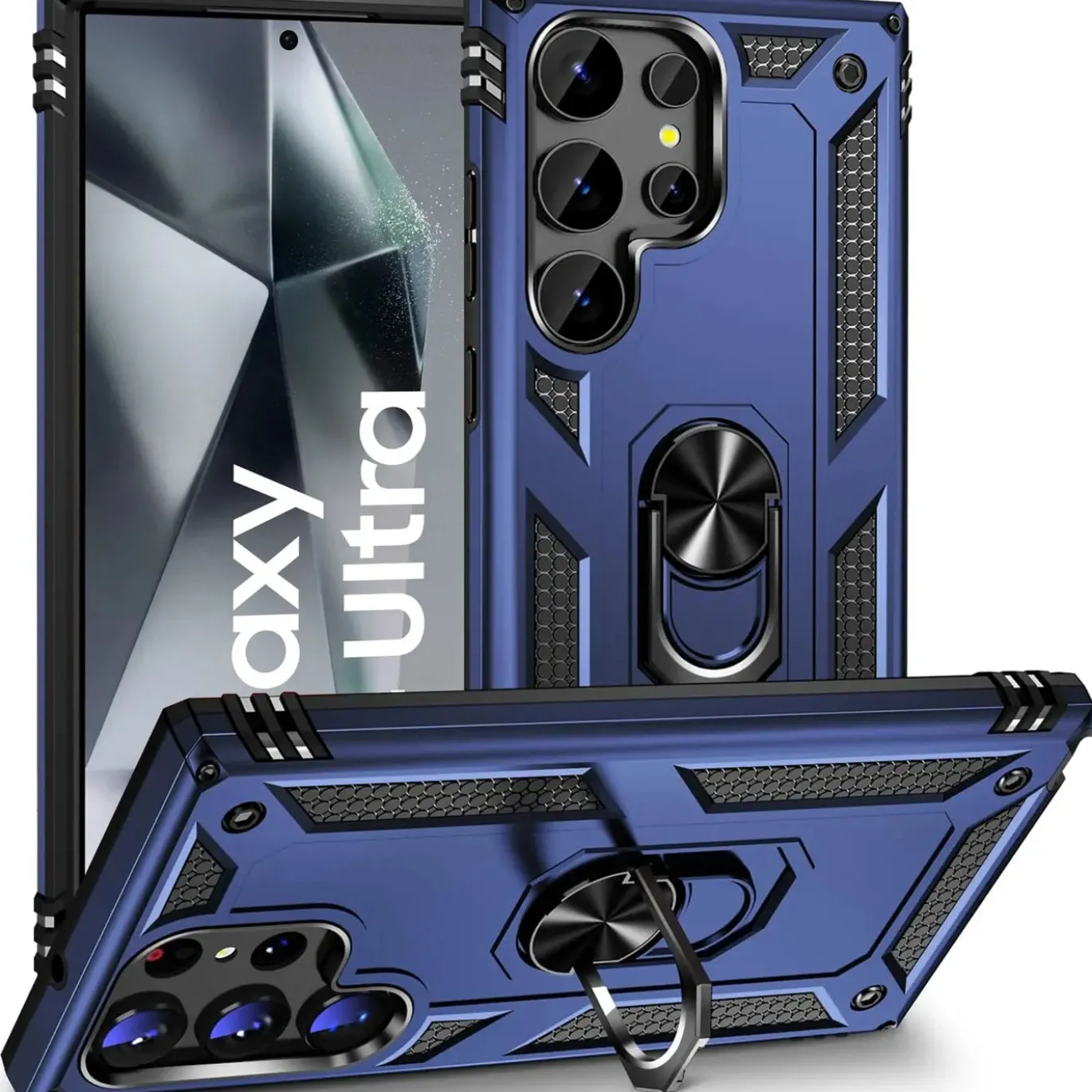 Samsung Galaxy S24 Ultra - Outdoor Hardcase mit Ringhalter