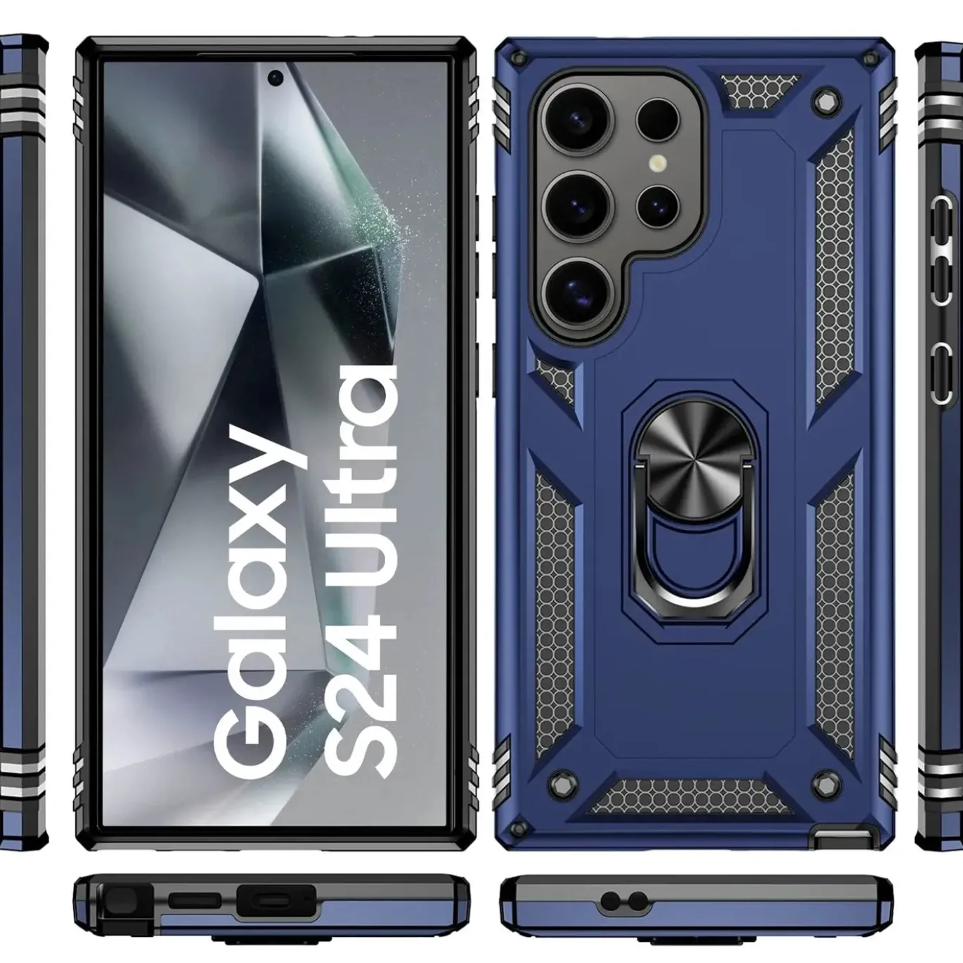 Samsung Galaxy S24 Ultra - Outdoor Hardcase mit Ringhalter