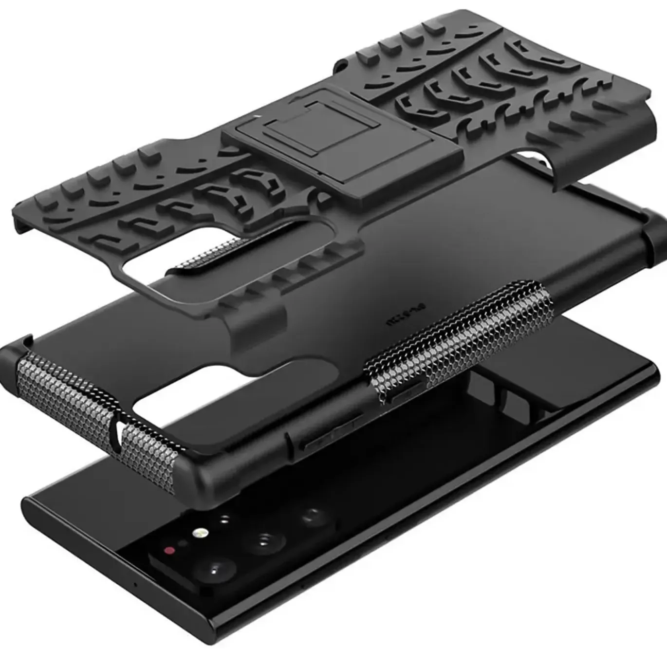 Samsung Galaxy S23 Ultra - Outdoor Hülle 2-teiliges Schutzcase