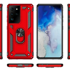 Samsung Galaxy S21 Ultra - Outdoor Hardcase mit Ringhalter