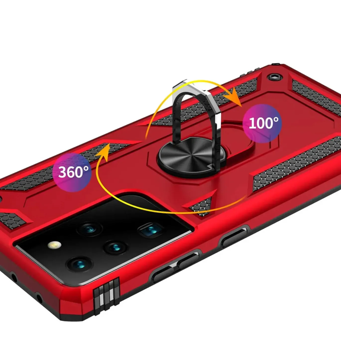 Samsung Galaxy S21 Ultra - Outdoor Hardcase mit Ringhalter