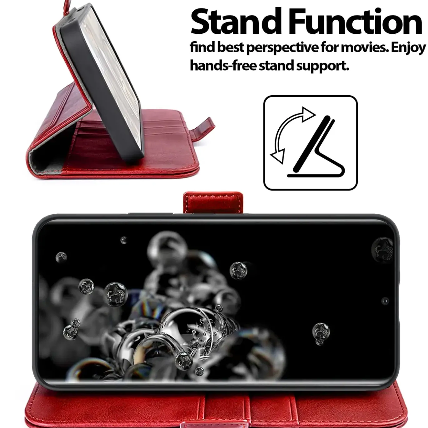 Samsung Galaxy S20 Ultra - Robuste Klapphülle mit RFID Block