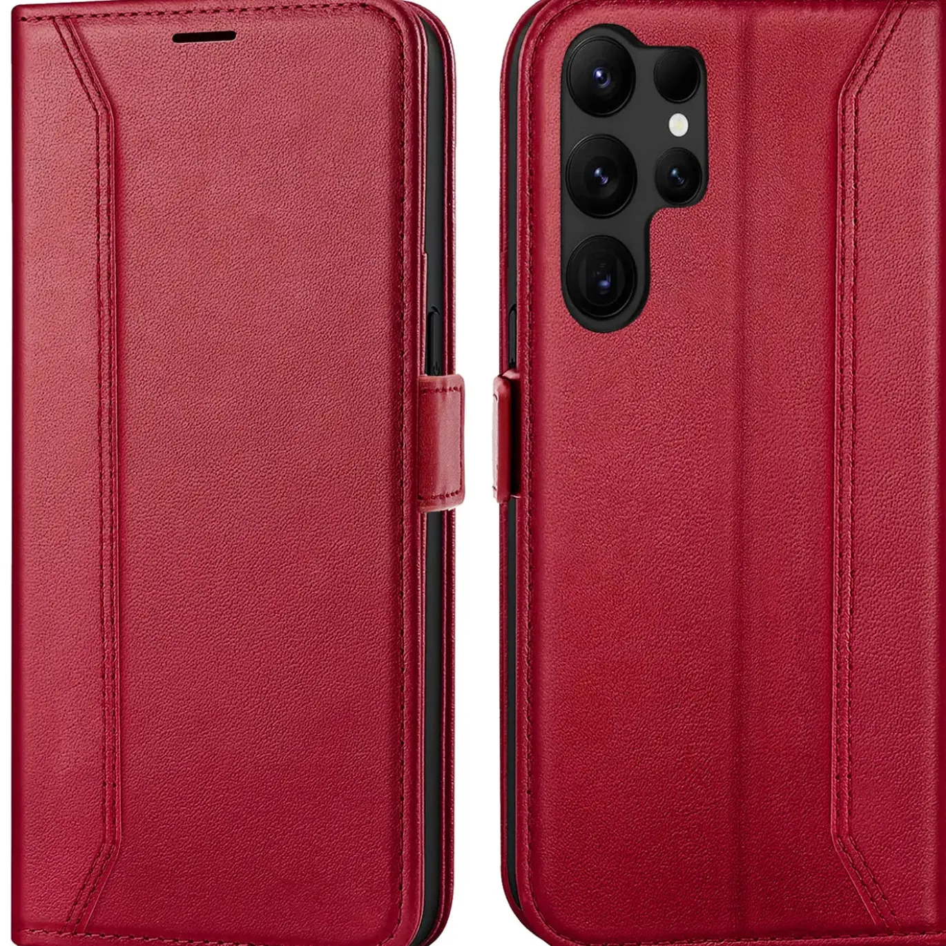 Samsung Galaxy S23 Ultra - Robuste Klapphülle mit RFID Block