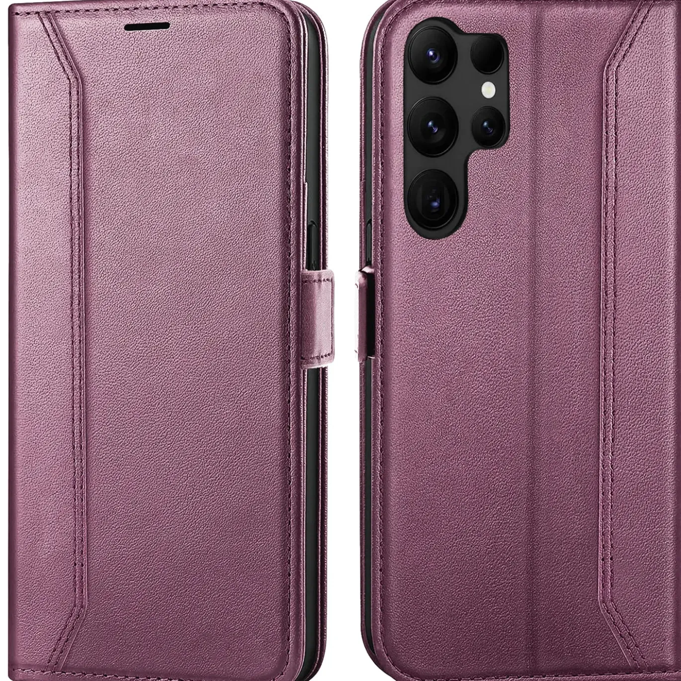 Samsung Galaxy S23 Ultra - Robuste Klapphülle mit RFID Block