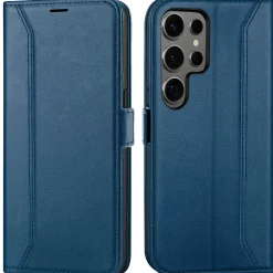 Samsung Galaxy S24 Ultra - Robuste Klapphülle mit RFID Block