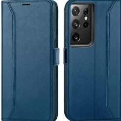 Samsung Galaxy S21 Ultra - Robuste Klapphülle mit RFID Block