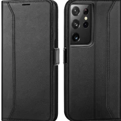 Samsung Galaxy S21 Ultra - Robuste Klapphülle mit RFID Block