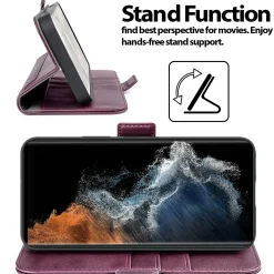 Samsung Galaxy S22 Ultra - Robuste Klapphülle mit RFID Block