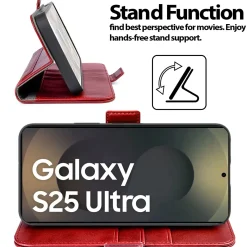 Samsung Galaxy S25 Ultra - Robuste Klapphülle mit RFID Block