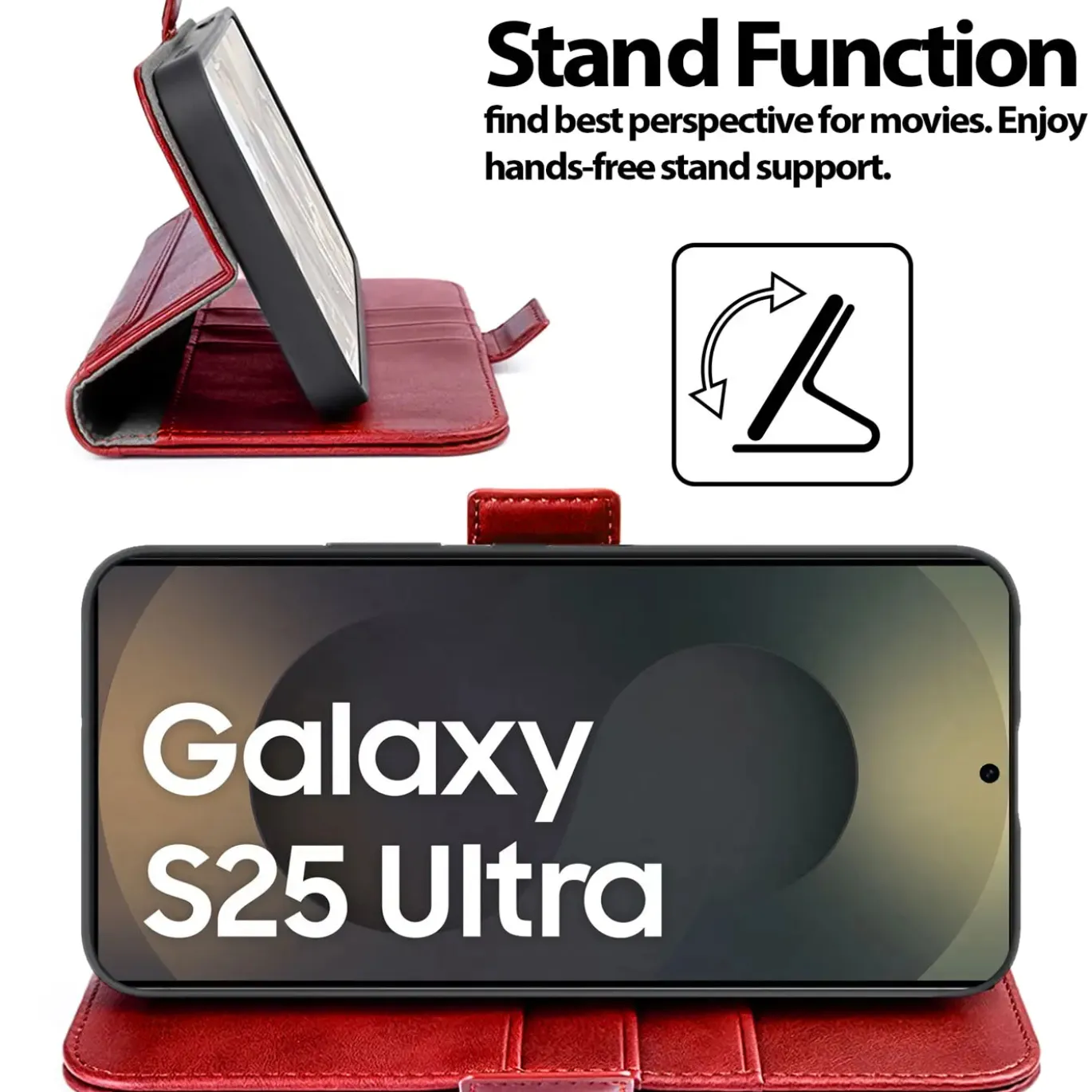 Samsung Galaxy S25 Ultra - Robuste Klapphülle mit RFID Block