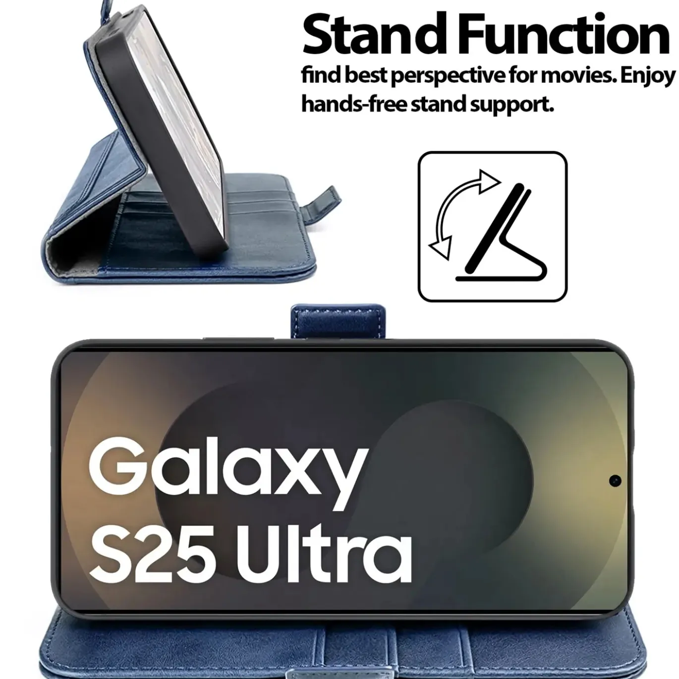 Samsung Galaxy S25 Ultra - Robuste Klapphülle mit RFID Block