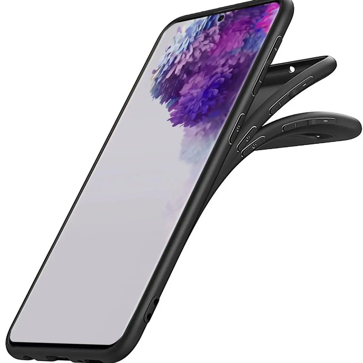 Samsung Galaxy S20 Ultra - Slim Silikon Backcover Schwarz