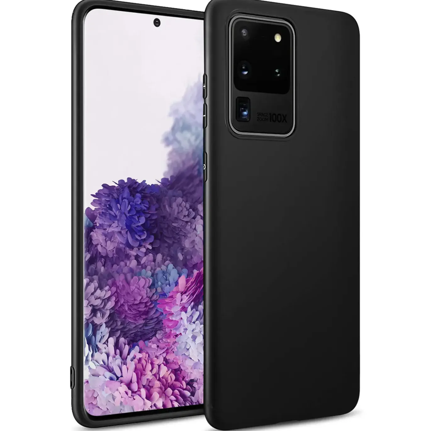 Samsung Galaxy S20 Ultra - Slim Silikon Backcover Schwarz