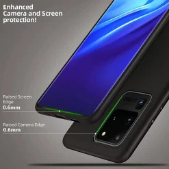 Samsung Galaxy S20 Ultra - Slim Silikon Backcover Schwarz