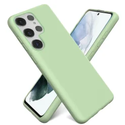 Samsung Galaxy S22 Ultra - Silikon Case mit Mikrofaser-Innenseite