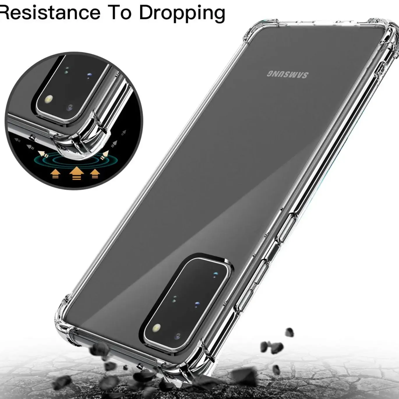 Samsung Galaxy S20 Ultra - Stoßfestes Clear Case