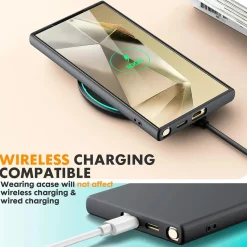 Samsung Galaxy S25 Ultra - Silikon Case mit Mikrofaser-Innenseite