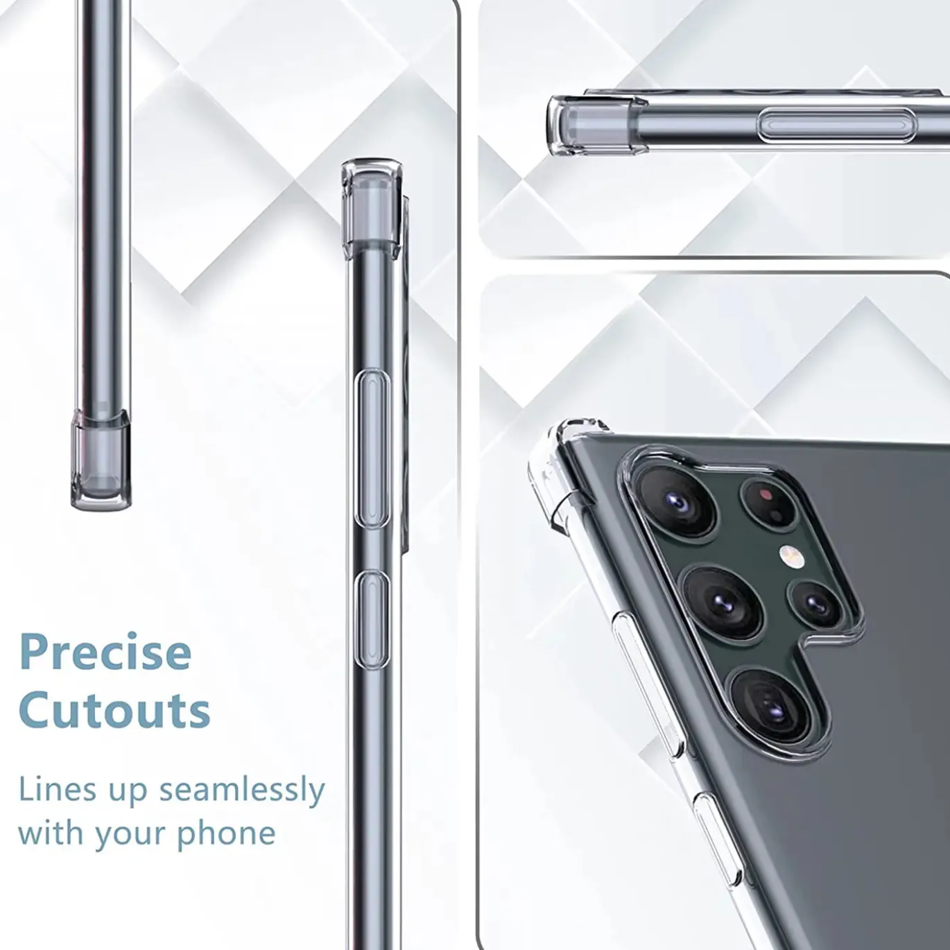 Samsung Galaxy S23 Ultra - Stoßfestes Clear Case