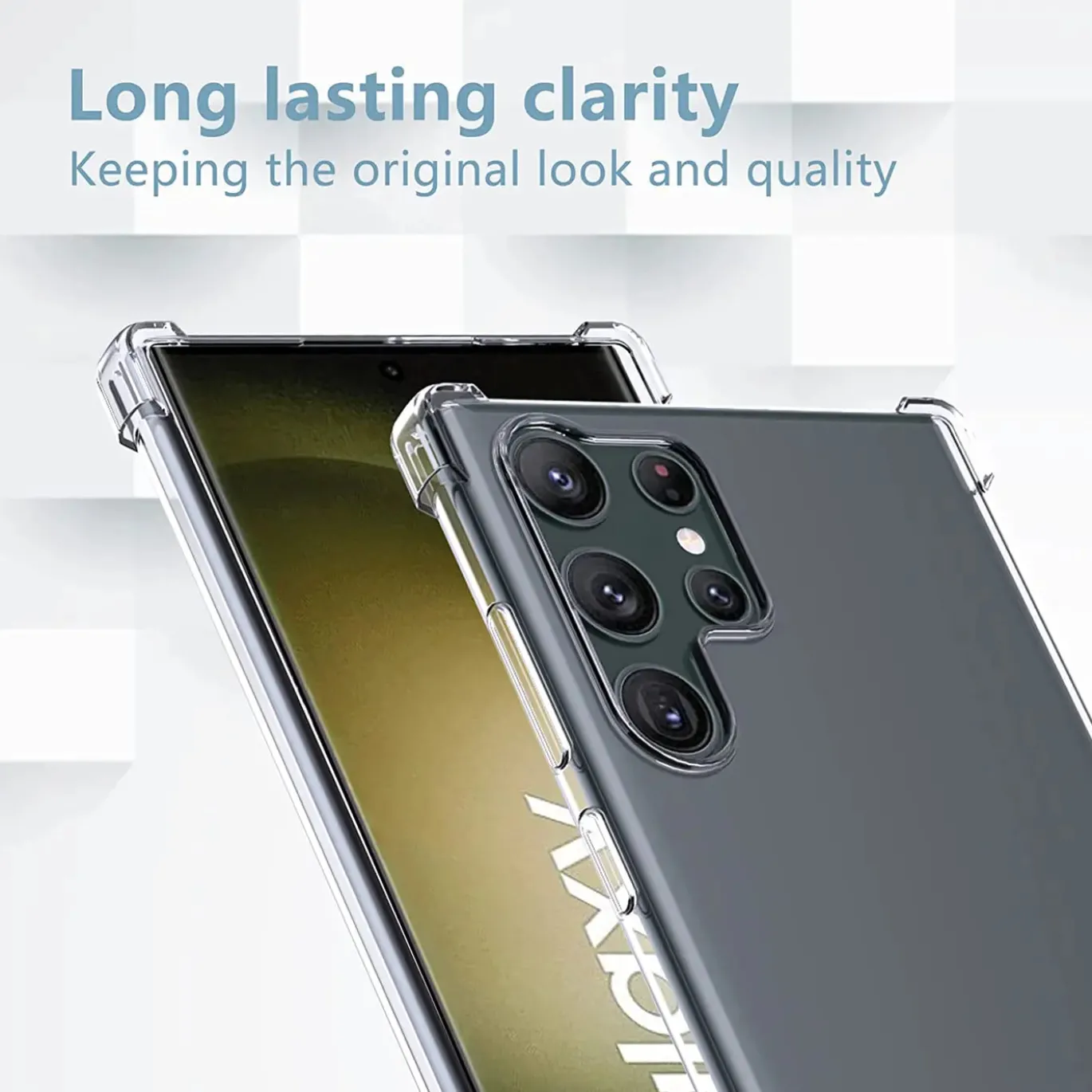 Samsung Galaxy S23 Ultra - Stoßfestes Clear Case