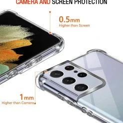 Samsung Galaxy S21 Ultra - Stoßfestes Clear Case
